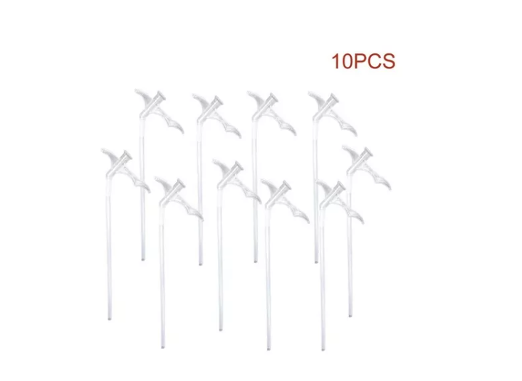 Pack 10 Aislante Tubo De Espuma Pulverización Transparent