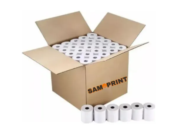 Caja 100 Rollos Papel Térmico 58mm 57mm X 40m con envio gratis