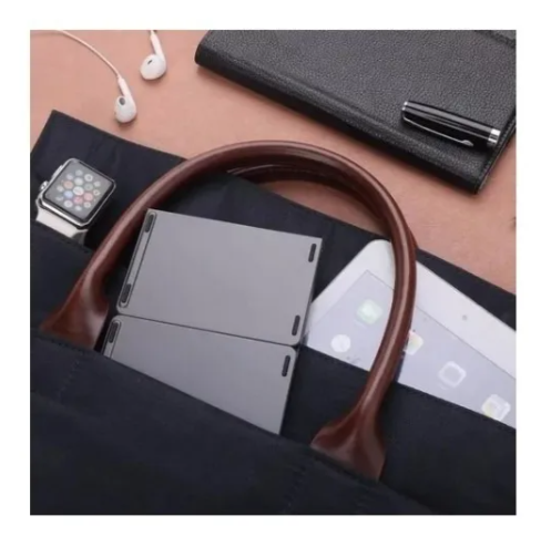 Mini Teclado Inalámbrico Portátil Plegable Con Ñ (español) Negro Español Latinoamérica