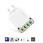 Cargador Original Multipuerto 4 Usb De Carga Rápida 3,0