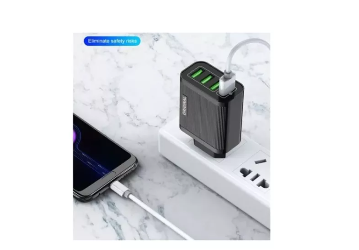 Cargador Original Multipuerto 4 Usb De Carga Rápida 3,0